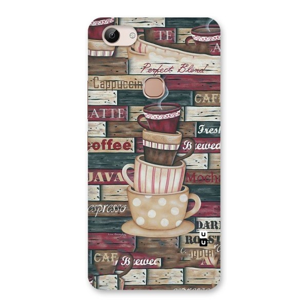 Cute Coffee Cups Back Case for Vivo Y83