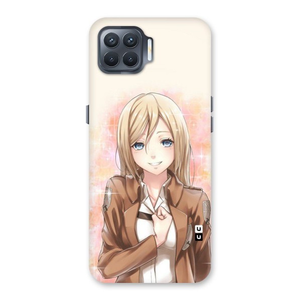 Cute Girl Art Back Case for Oppo F17 Pro