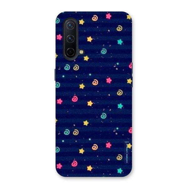 Cute Stars Design Back Case for OnePlus Nord CE 5G
