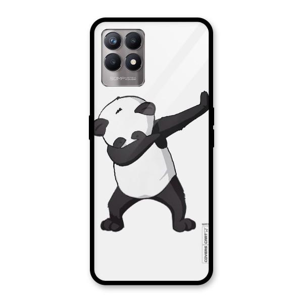 Dab Panda Shoot Glass Back Case for Realme 8i