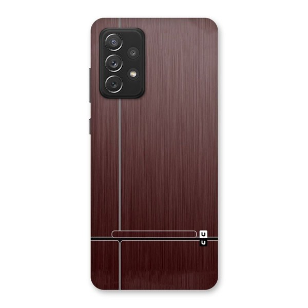 Dark Maroon Classic Design Back Case for Galaxy A72