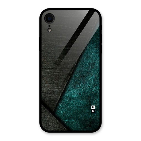 Dark Olive Green Glass Back Case for XR