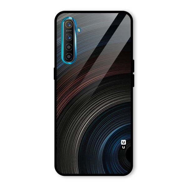 Dark Shade Swirls Glass Back Case for Realme XT