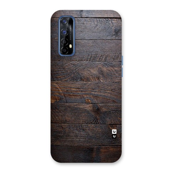 Dark Wood Printed Back Case for Realme 7