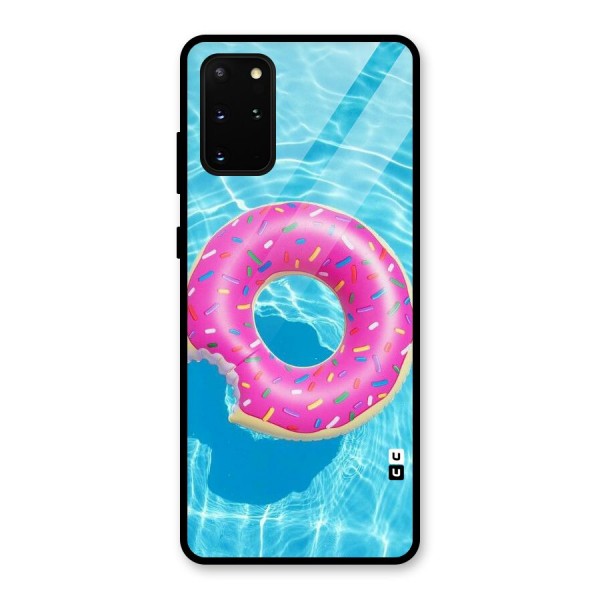 Donut Swim Glass Back Case for Galaxy S20 Plus