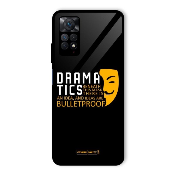 Dramatics Glass Back Case for Redmi Note 11 Pro