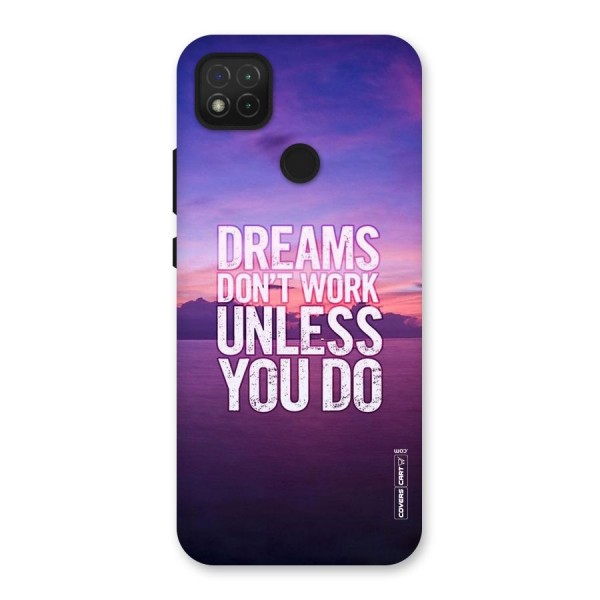 Dreams Work Back Case for Redmi 9C