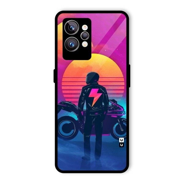 Electric Ride Glass Back Case for Realme GT2 Pro