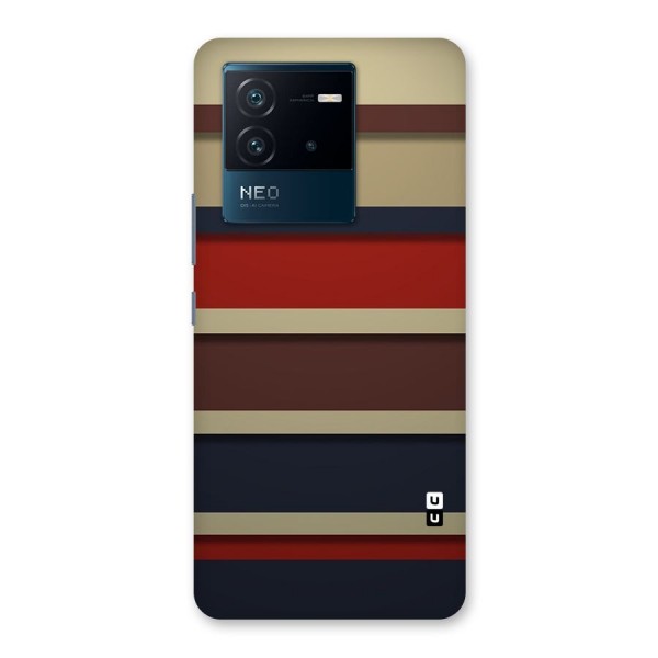 Elegant Stripes Pattern Back Case for Vivo iQOO Neo 6 5G
