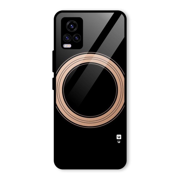 Elite Circle Glass Back Case for Vivo V20