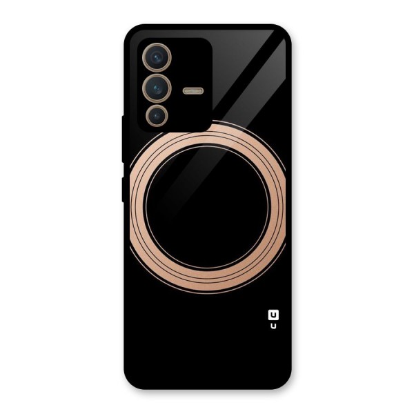 Elite Circle Glass Back Case for Vivo V23 5G