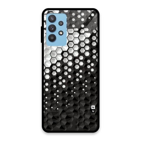 Elite Hexagonal Glass Back Case for Galaxy M32 5G