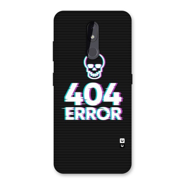 Error 404 Skull Back Case for Nokia 3.2