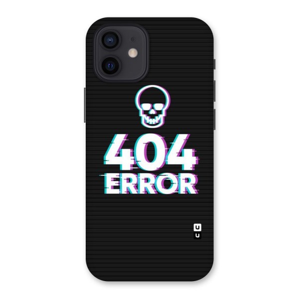 Error 404 Skull Back Case for iPhone 12