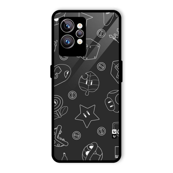 Face Mishchief Glass Back Case for Realme GT2 Pro