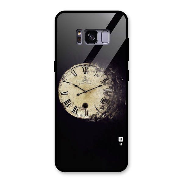 Fading Clock Glass Back Case for Galaxy S8