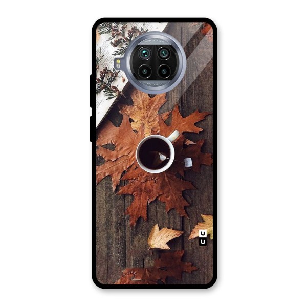 Fall Leaf Coffee Glass Back Case for Mi 10i