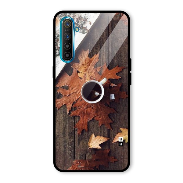 Fall Leaf Coffee Glass Back Case for Realme XT