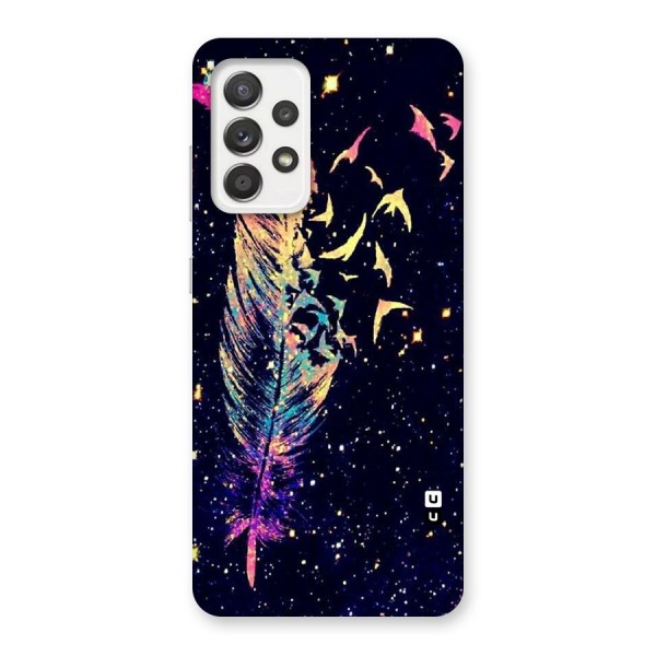 Feather Bird Fly Back Case for Galaxy A52