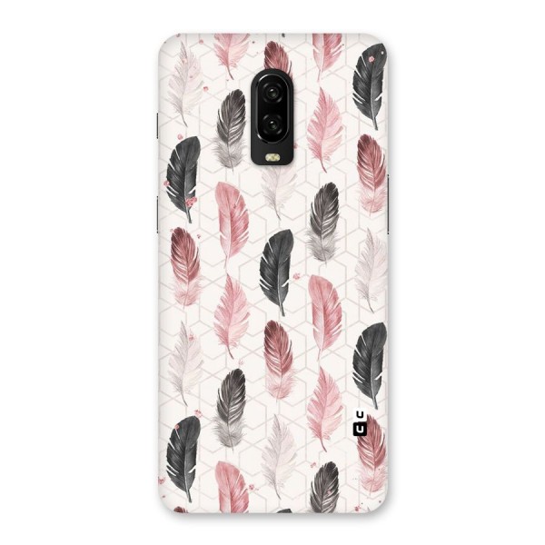 Feather Line Pattern Back Case for OnePlus 6T