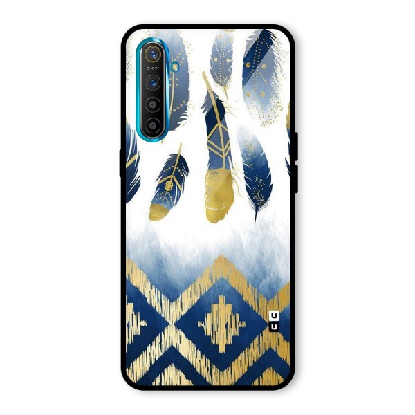 Feathers Beauty Glass Back Case for Realme XT