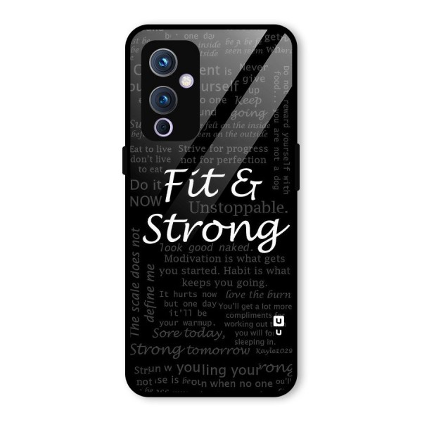 Fit And Strong Glass Back Case for OnePlus 9