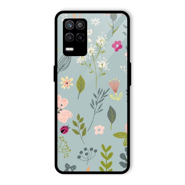 Flawless Flowers Glass Back Case for Realme 9 5G