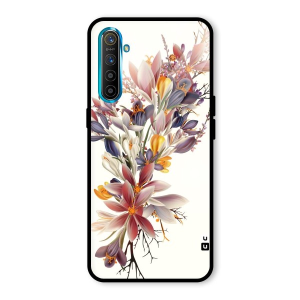 Floral Bouquet Glass Back Case for Realme XT