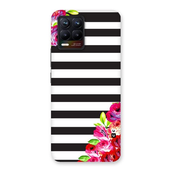 Floral Stripes Back Case for Realme 8