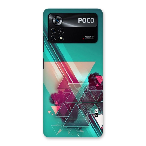 Floroscent Abstract Back Case for Poco X4 Pro 5G