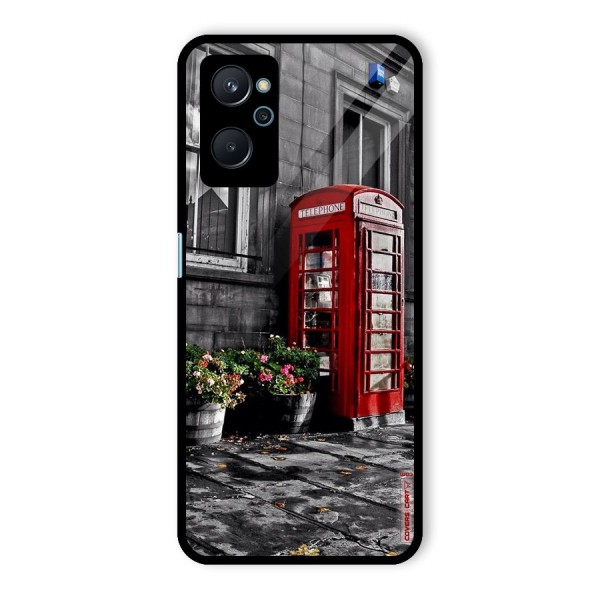 Flower And Booth Glass Back Case for Realme 9i