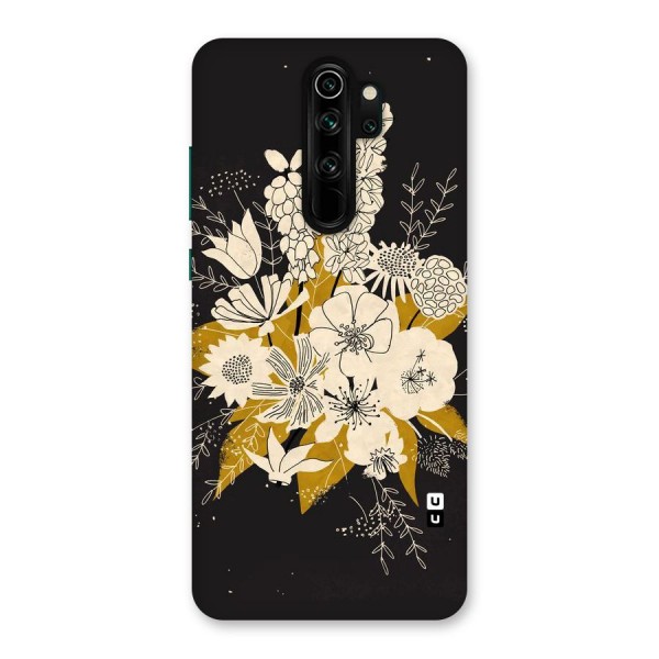 Flower Drawing Back Case for Redmi Note 8 Pro