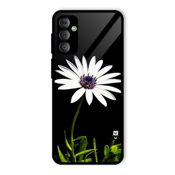 Flower White Spring Glass Back Case for Galaxy F23