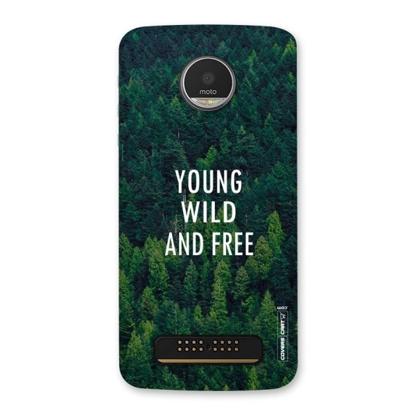 Forest Wanderlust Back Case for Moto Z Play