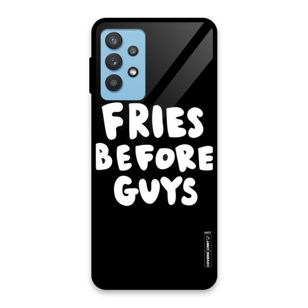 Fries Always Glass Back Case for Galaxy M32 5G