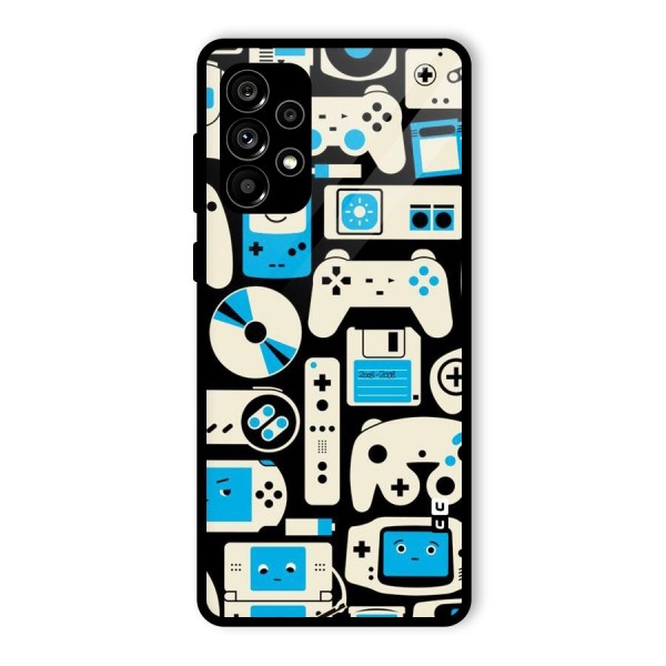 Gamers Glass Back Case for Galaxy A73 5G