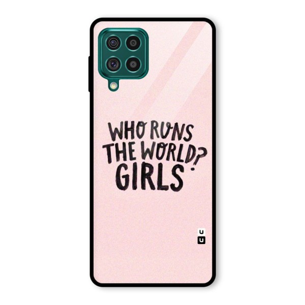 Girls World Glass Back Case for Galaxy F62