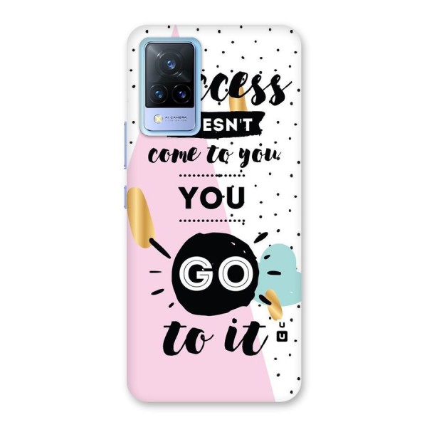 Go To Success Back Case for Vivo V21 5G