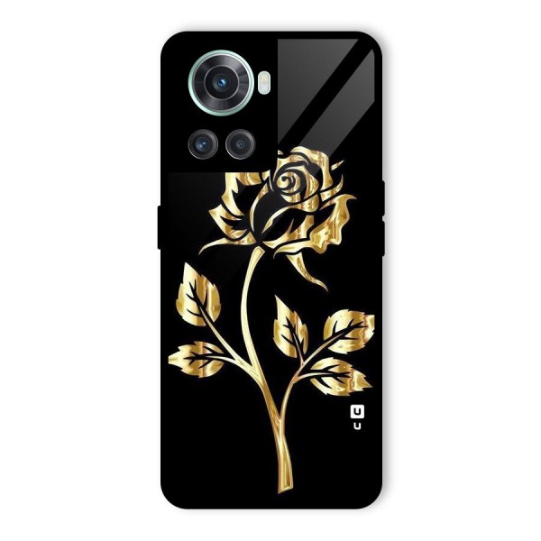 Gold Rose Glass Back Case for OnePlus 10R