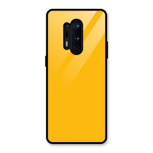 Gold Yellow Glass Back Case for OnePlus 8 Pro