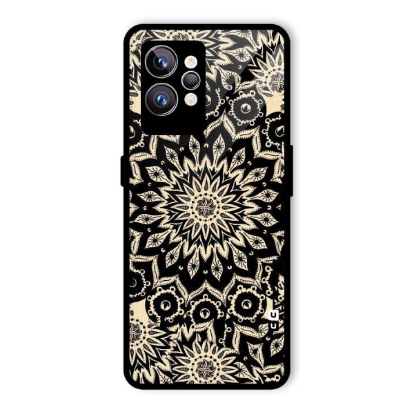 Golden Mandala Glass Back Case for Realme GT2 Pro