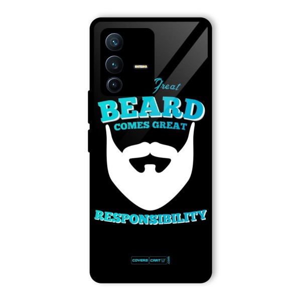 Great Beard Glass Back Case for Vivo V23 Pro