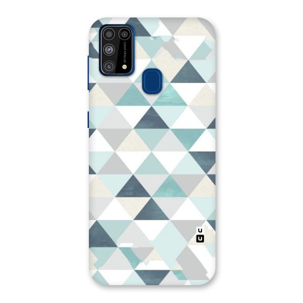 Green And Grey Pattern Back Case for Galaxy F41