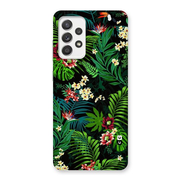 Green Leaf Design Back Case for Galaxy A52