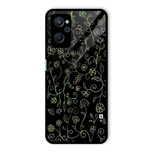 Green Leaves Glass Back Case for Realme 9i