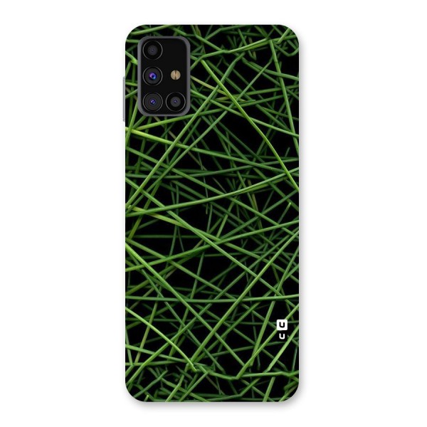 Green Lines Back Case for Galaxy M31s