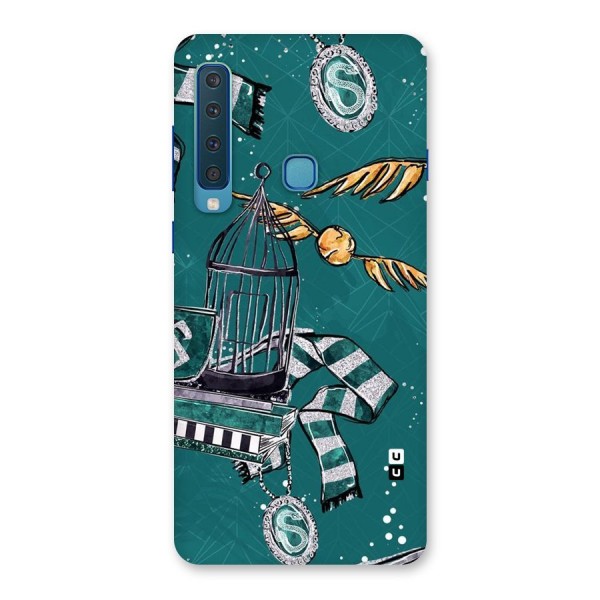 Green Scarf Back Case for Galaxy A9 (2018)