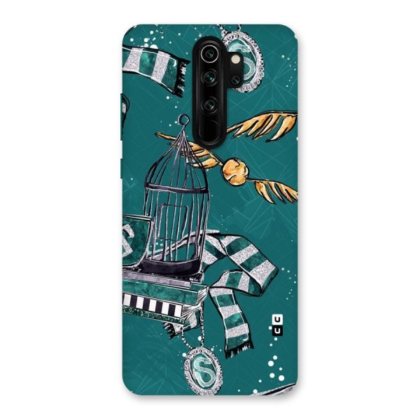 Green Scarf Back Case for Redmi Note 8 Pro