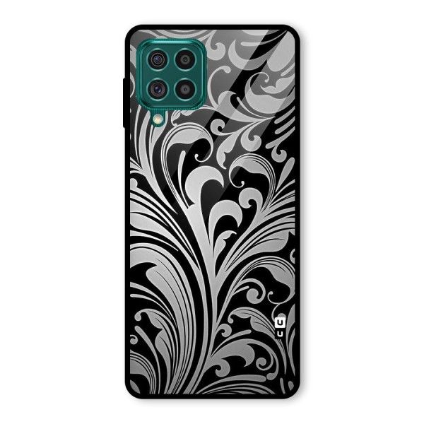 Grey Beauty Pattern Glass Back Case for Galaxy F62