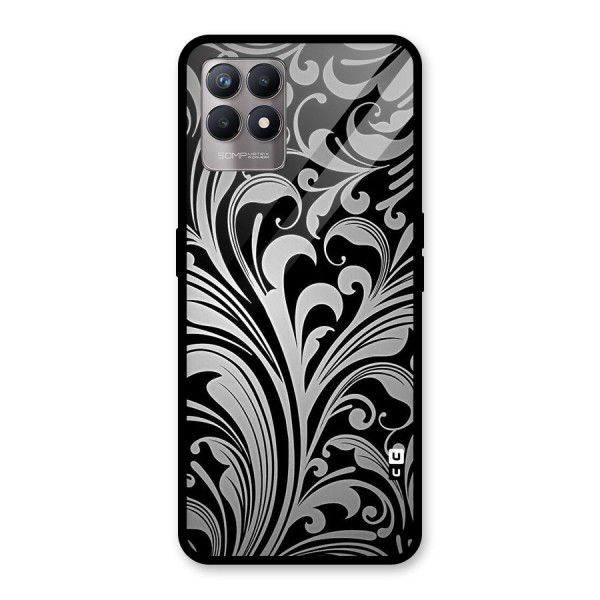 Grey Beauty Pattern Glass Back Case for Realme 8i